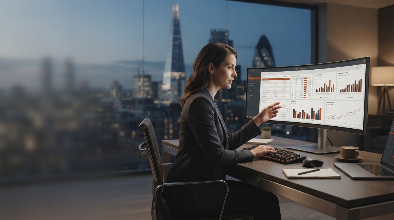 Silver Yielode data analysis dashboard used by a remote investor
